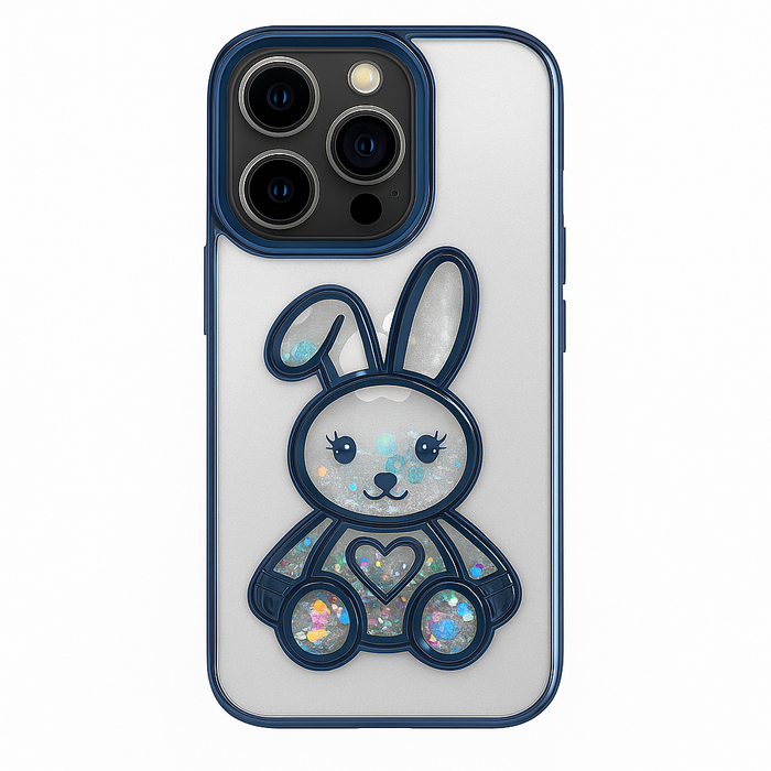 Liquid Bunny Glitter Case – iPhone 14 Pro
