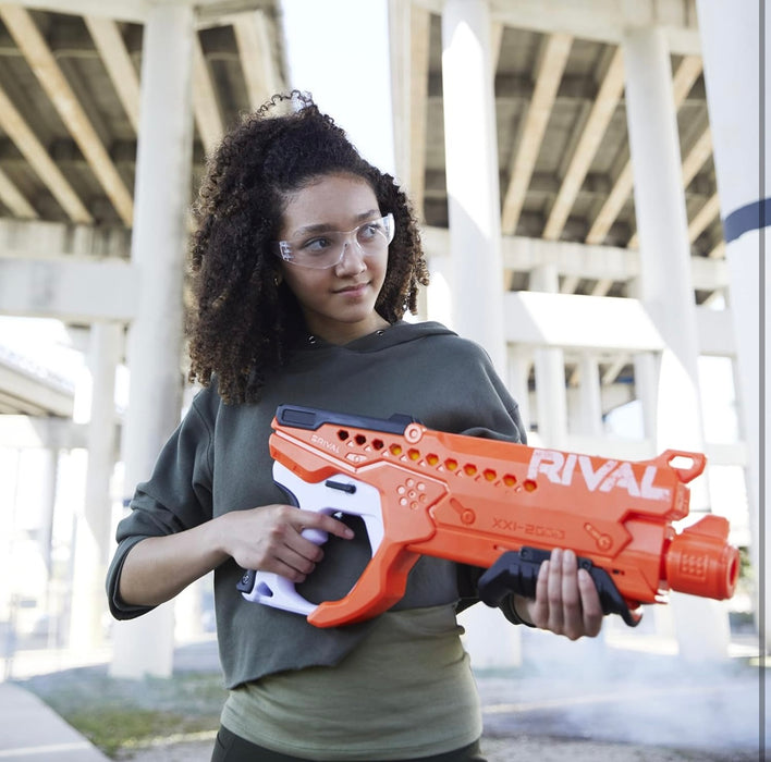 NERF Rival Curve Shot Helix XXI-2000 Blaster – 90 FPS Velocity | Fires Curved Shots