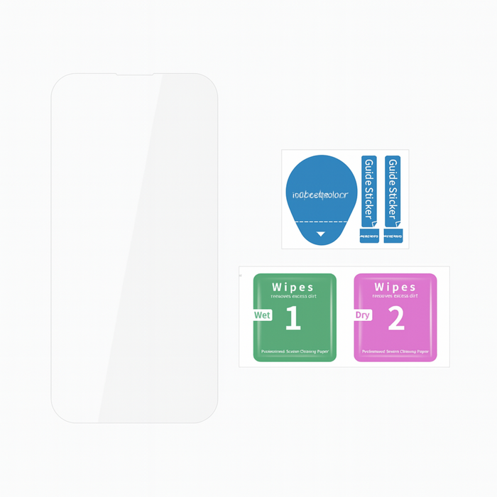 Clear Tempered Glass Screen Protector – Universal Fit