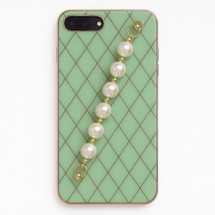 Luxury Pearl Chain Phone Case – iPhone 7 Plus/8 Plus