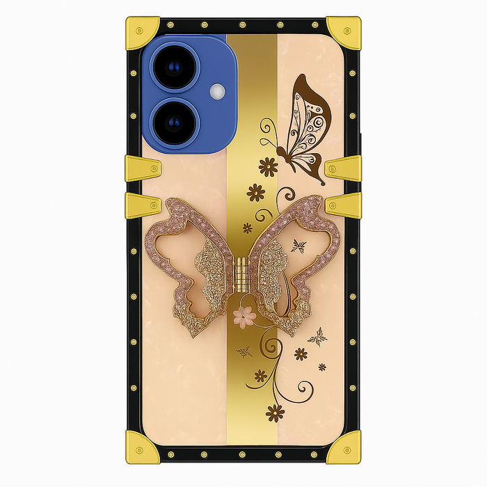 Luxury Butterfly Armor Case | iPhone 16 Plus