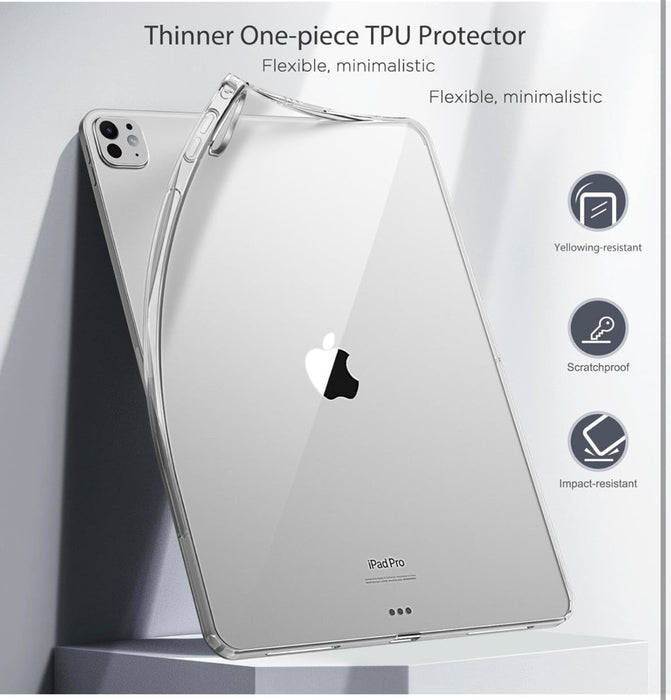 iPad Pro 11” Clear Case – Shockproof TPU Cover