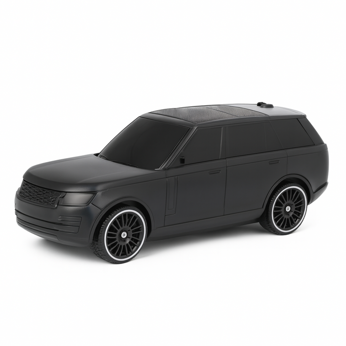 Black SUV model on a white background