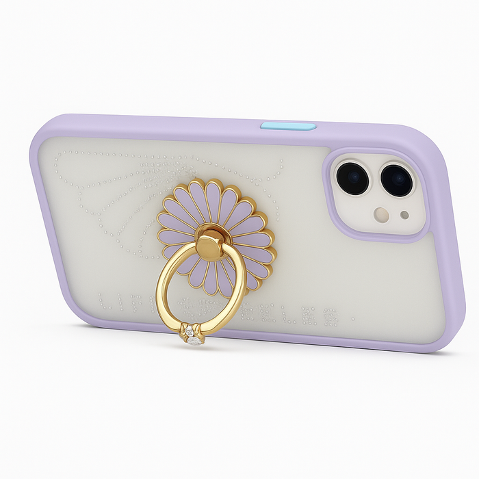 Lavender Daisy Ring Case – iPhone 12 Mini