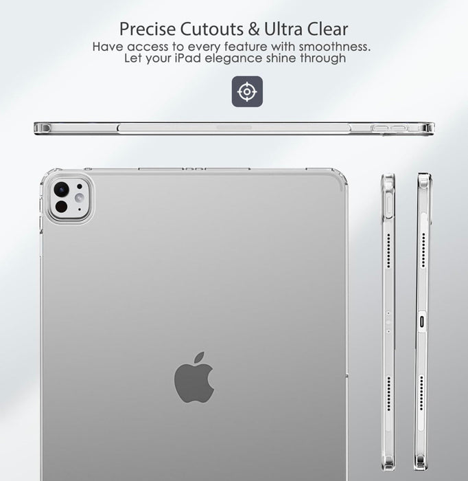 iPad Pro 11” Clear Case – Shockproof TPU Cover