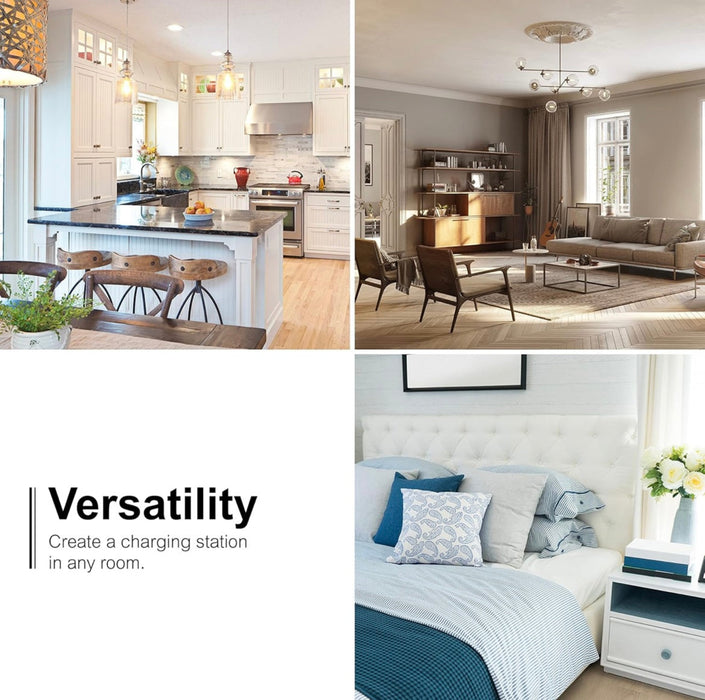 Philips 6-Outlet Tap Adapter – 2 Pack (Side Access Design)