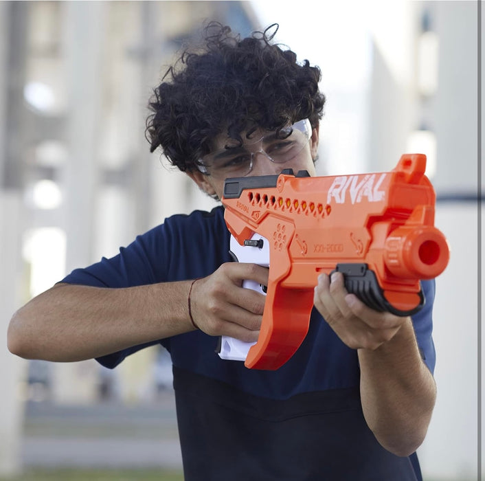 NERF Rival Curve Shot Helix XXI-2000 Blaster – 90 FPS Velocity | Fires Curved Shots