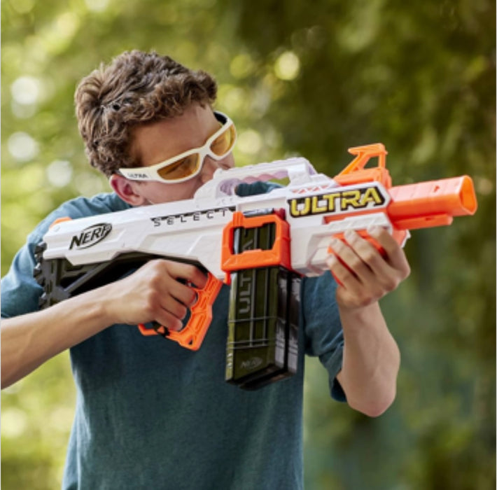 NERF Ultra Select Fully Motorized Blaster with 20 Darts & Dual Magazines