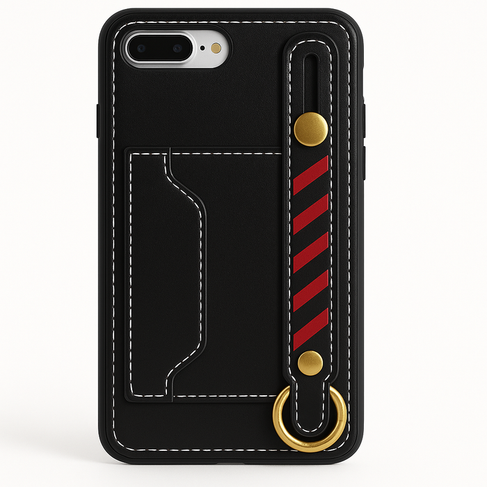 Luxury Strap Card Holder Case for iPhone 7 Plus / 8 Plus