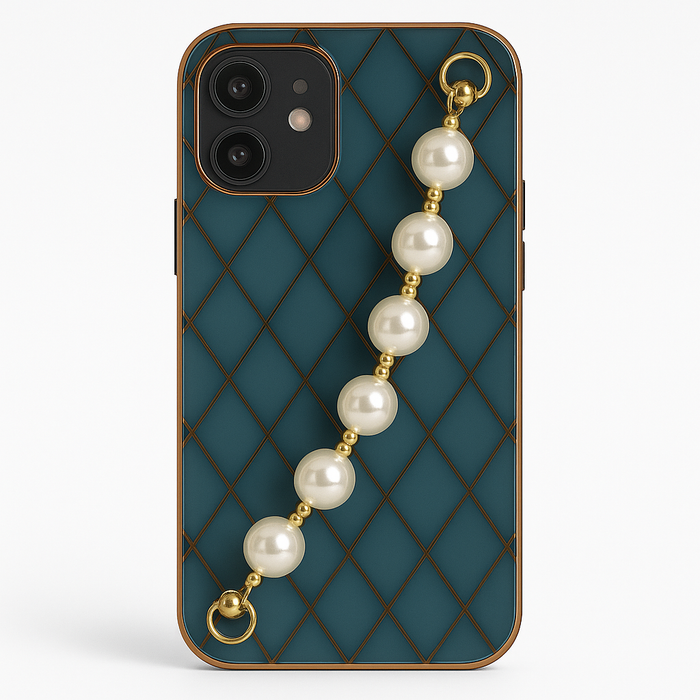 Luxury Pearl Chain Case - iPhone 12 Mini