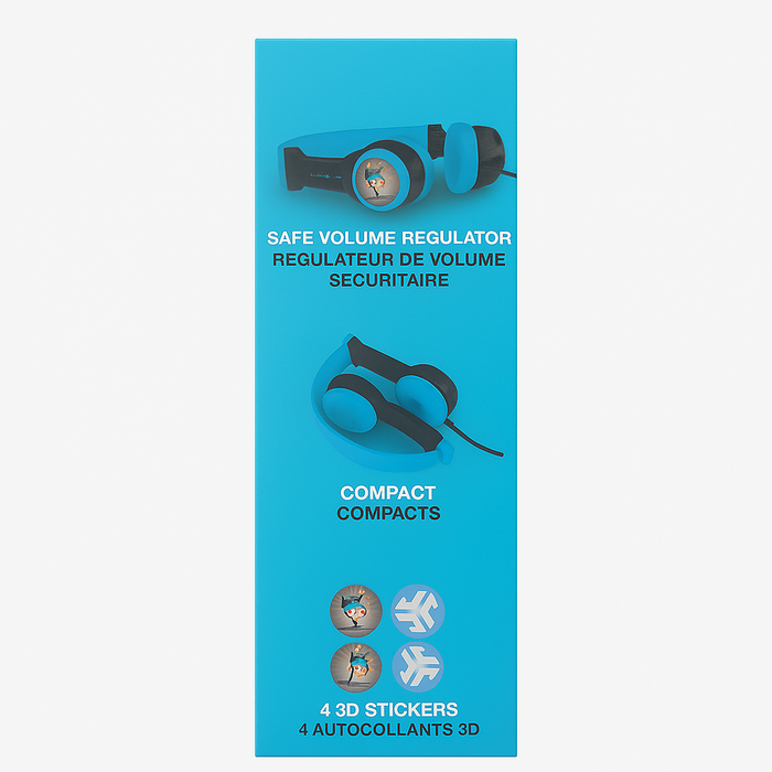 JLab JBuddies Folding Kids Headphones – Volume Safe & Compact