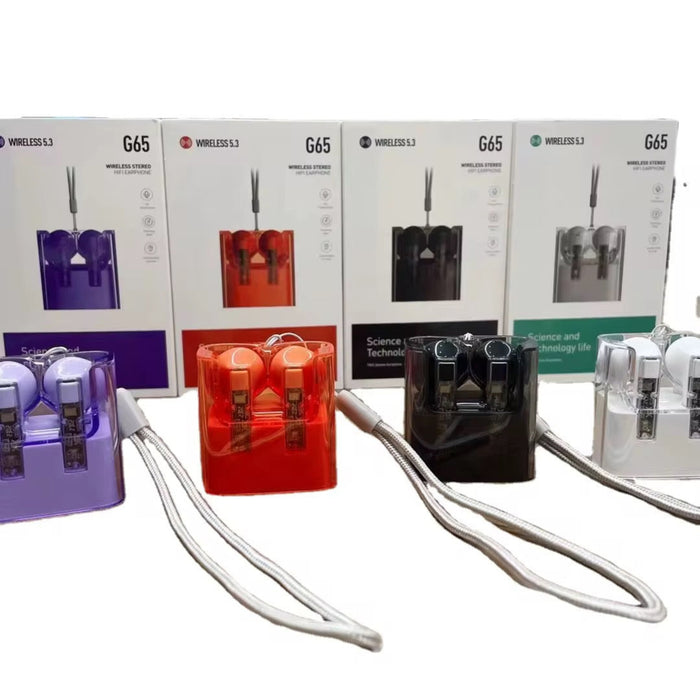 Multiple electronic devices with colorful packaging on a white background