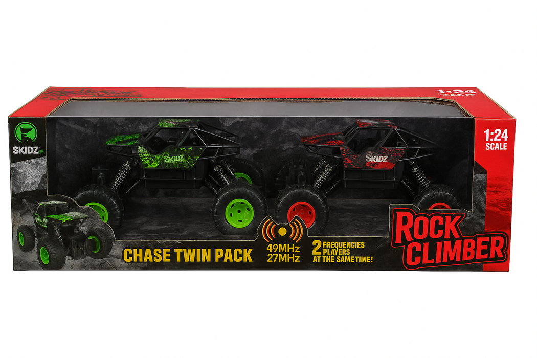 Skidz RC Rock Climber - Chase Twin Pack (1:24 Scale)