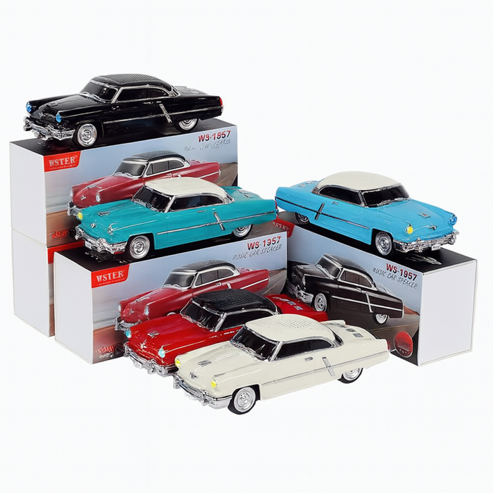 WS-1957 Classic Car Bluetooth Speaker – Vintage Style Wireless Audio with LED Display