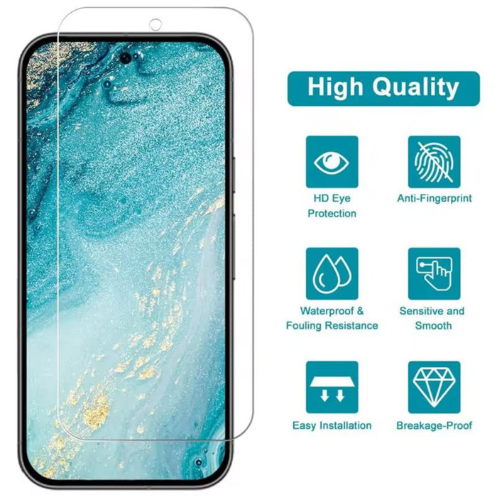 Clear Tempered Glass Screen Protector – Universal Fit