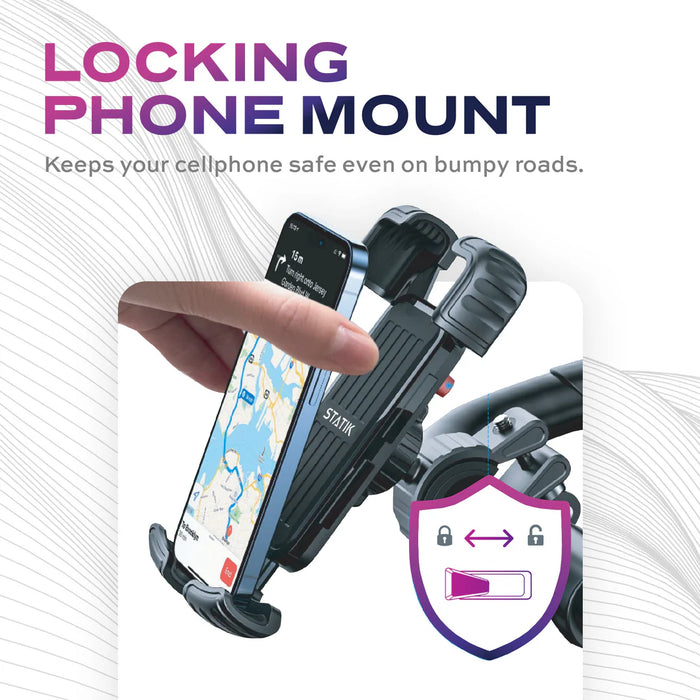 STATIK HyperMount – Universal Phone Bike & Motorcycle Mount