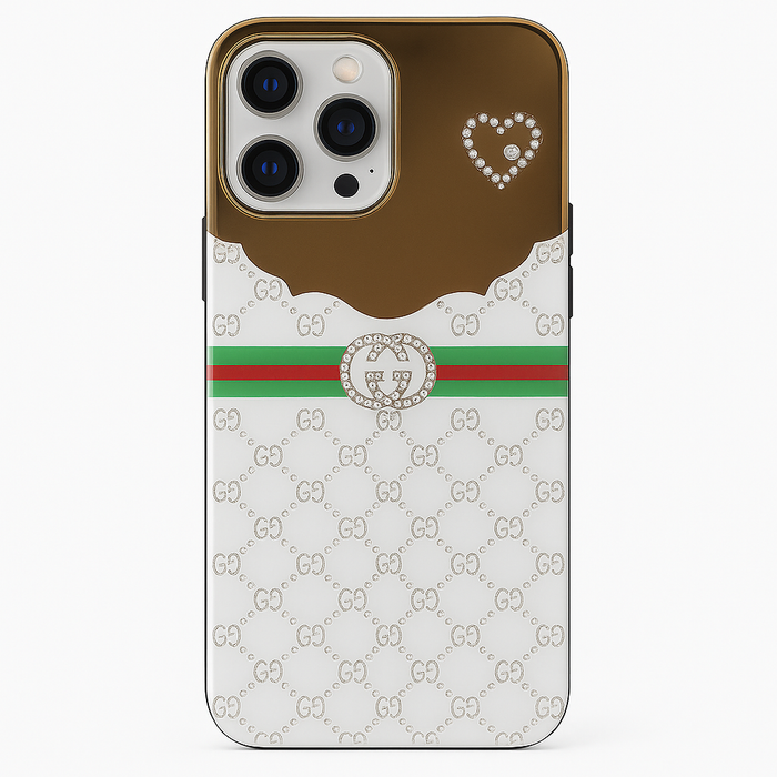 Designer-Inspired Luxury Rhinestone Case – iPhone 12 Pro Max
