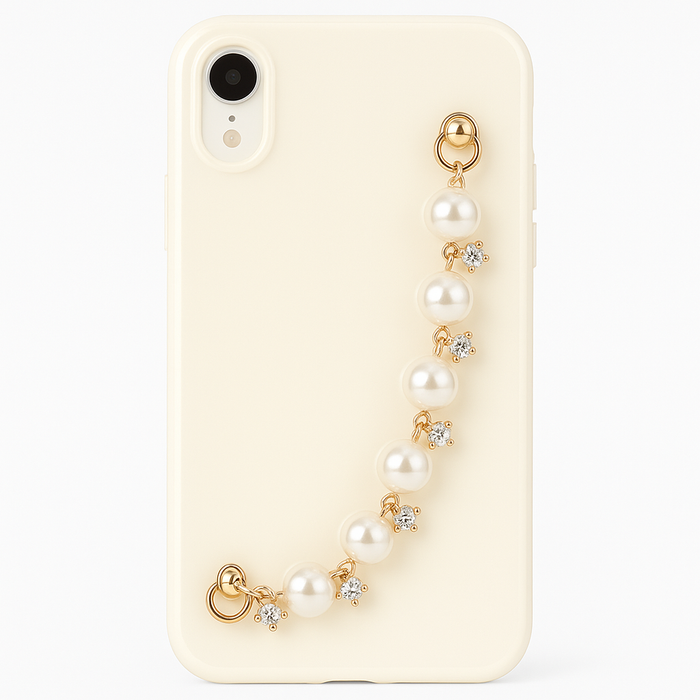 Elegant Pearl Strap Case – iPhone XR