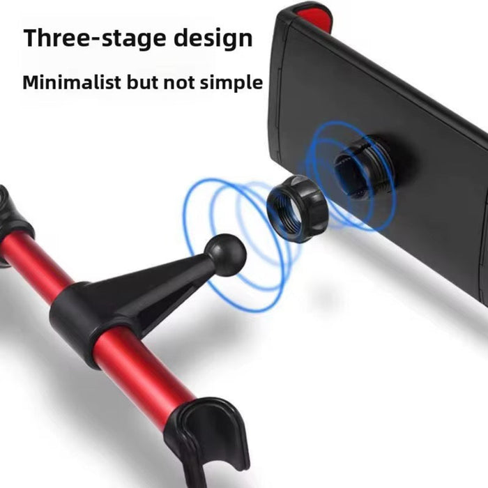 Universal Car Headrest Tablet & Phone Mount – 360° Adjustable Clamp Holder