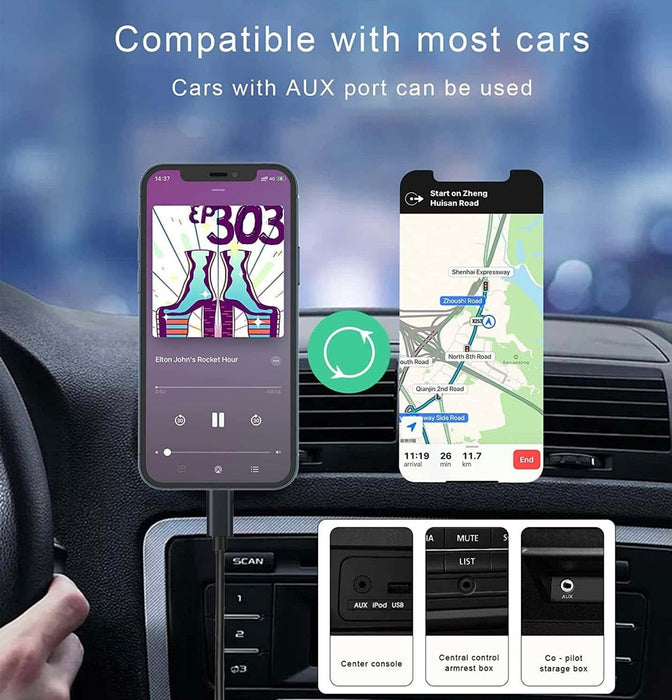 Lightning to 3.5mm AUX Audio Adapter Cable