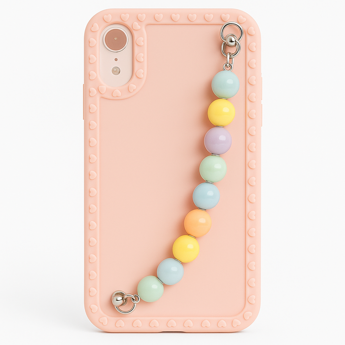 Beaded Chain Silicone Case – iPhone XR
