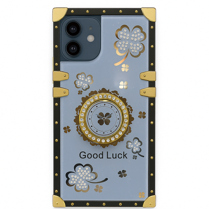 Luxury Clover Armor Case with Ring Kickstand – For iPhone 16