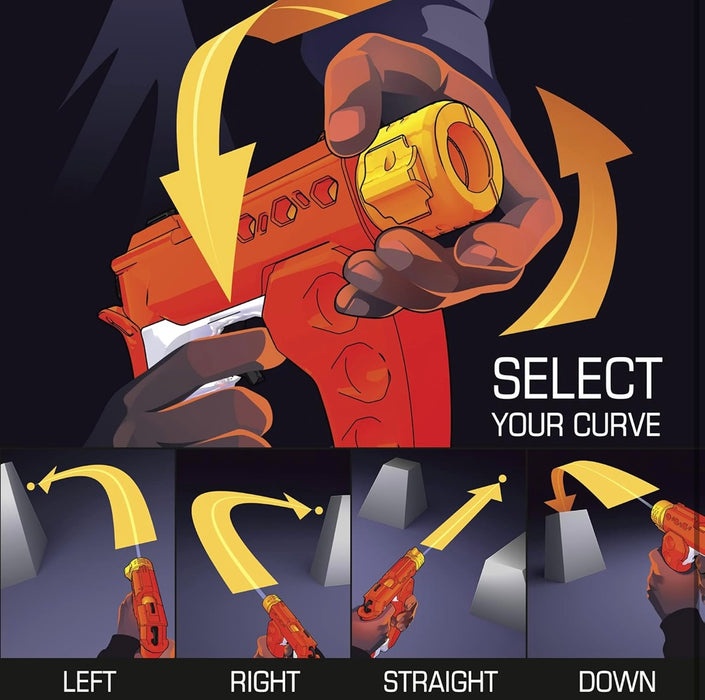 NERF Rival Curve Shot Helix XXI-2000 Blaster – 90 FPS Velocity | Fires Curved Shots