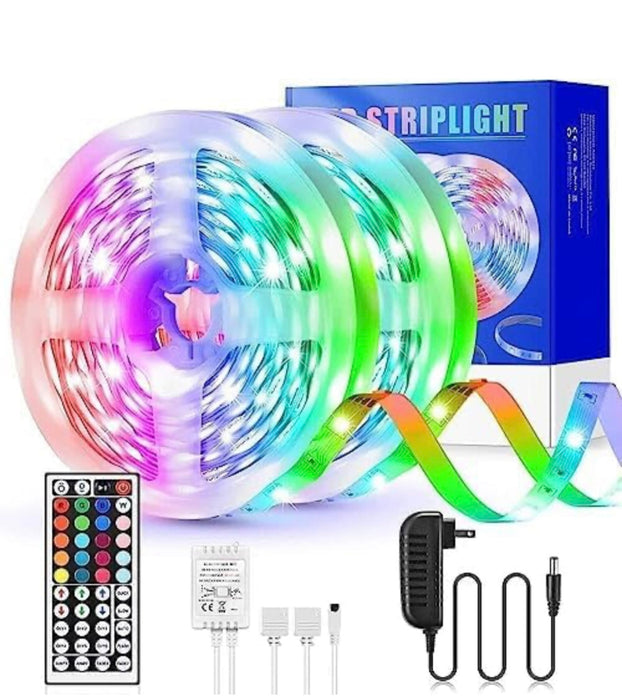Multicolor RGB LED Strip Light with Remote – 3600 Lumens, 5-Year Life, DIY Kit