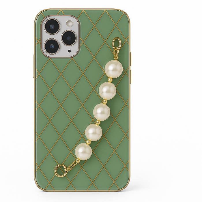 Elegant Pearl Chain Case – iPhone 12 Pro Max