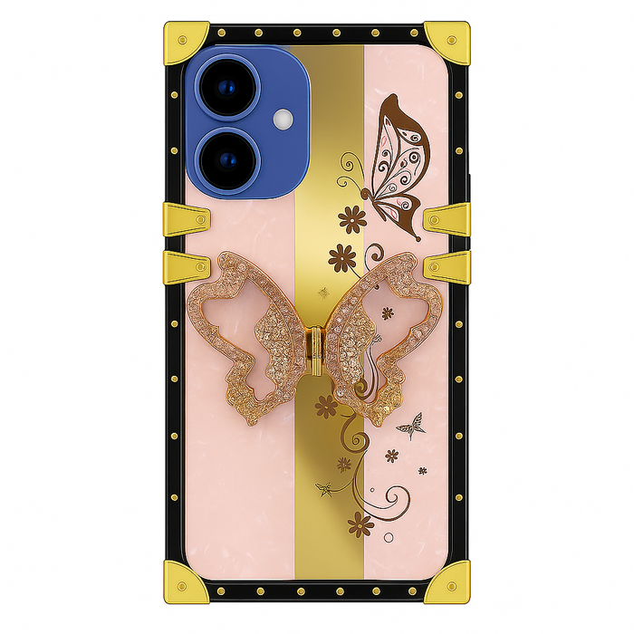 Luxury Butterfly Armor Case | iPhone 16 Plus