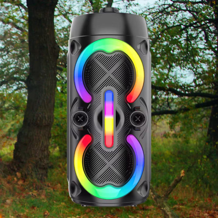 Portable Multimedia Bluetooth Speaker – ZQS4292 – RGB Lights, Super Bass, 1800mAh