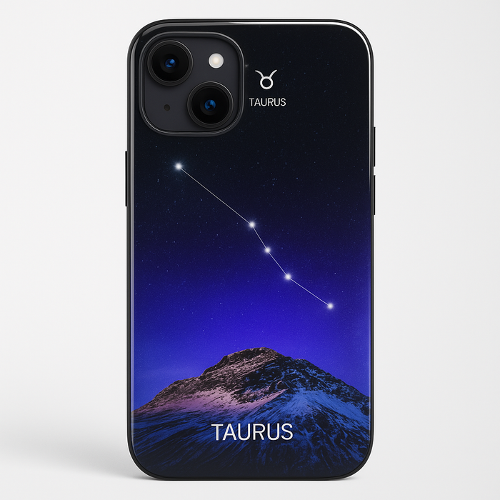 Zodiac Sign Glossy Case – iPhone 13 Mini (Multiple Signs)