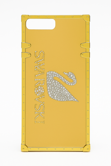 Luxury Swan Crystal Case – Swarovski Inspired