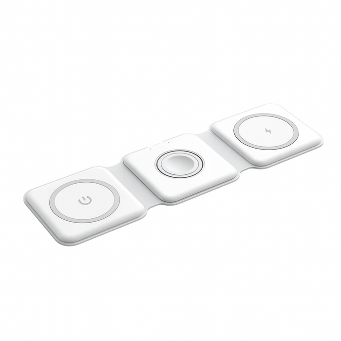3-in-1 Foldable Magnetic Wireless Charger – iPhone, Apple Watch & AirPods