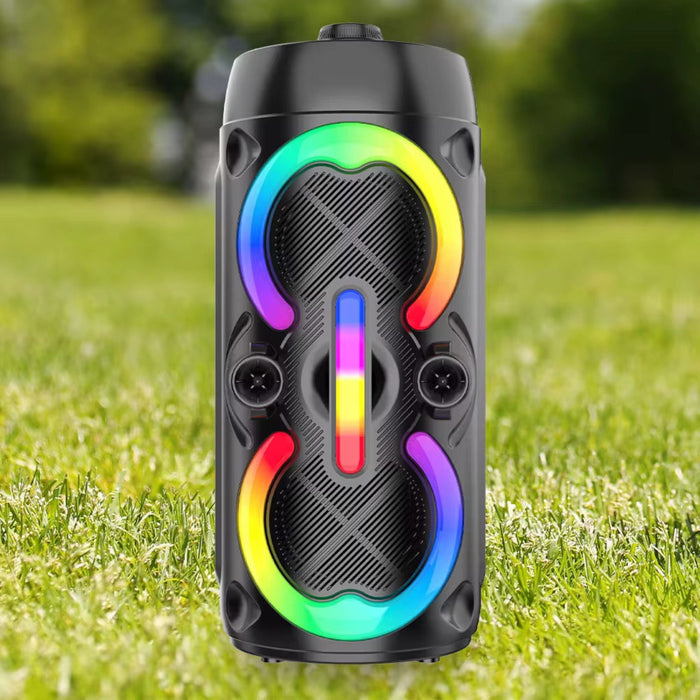 Portable Multimedia Bluetooth Speaker – ZQS4292 – RGB Lights, Super Bass, 1800mAh