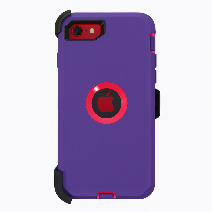 Rugged Heavy-Duty Case with Belt Clip for iPhone SE (2nd/3rd Gen)