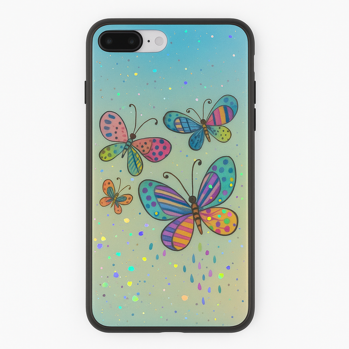 Butterfly Glitter Phone Case – iPhone 7 Plus / 8 Plus