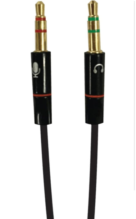 Maxell Headset with Boom Mic – 3.5mm to PC Y Adapter