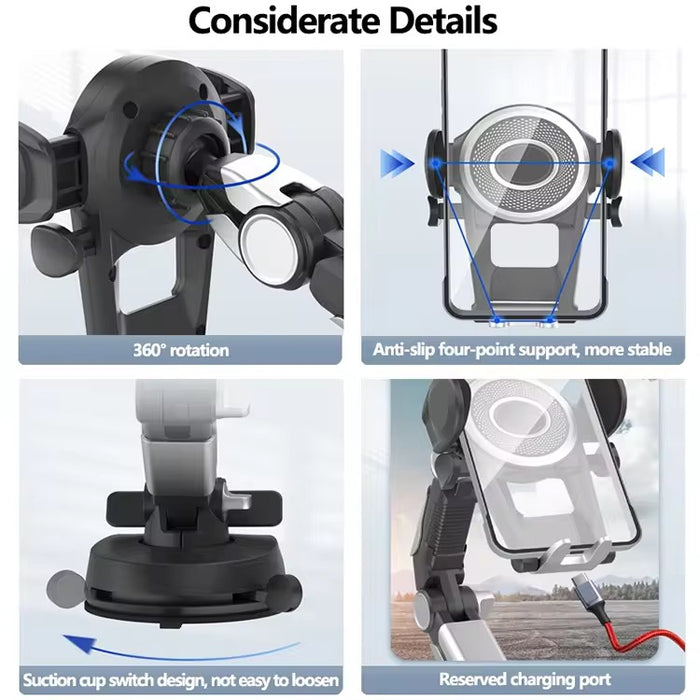 Big Truck Mobile Phone Holder - Heavy Duty Suction Mount (Model X0666)