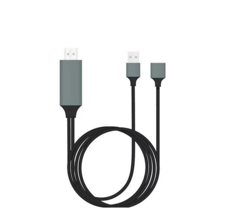 Phone to HDTV Adapter – 1080P Resolution (Lightning & Android Compatible)