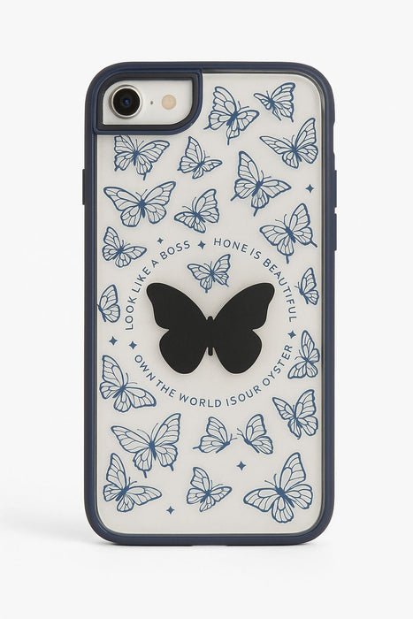 Butterfly Clear Phone Case – iPhone 7/8/SE