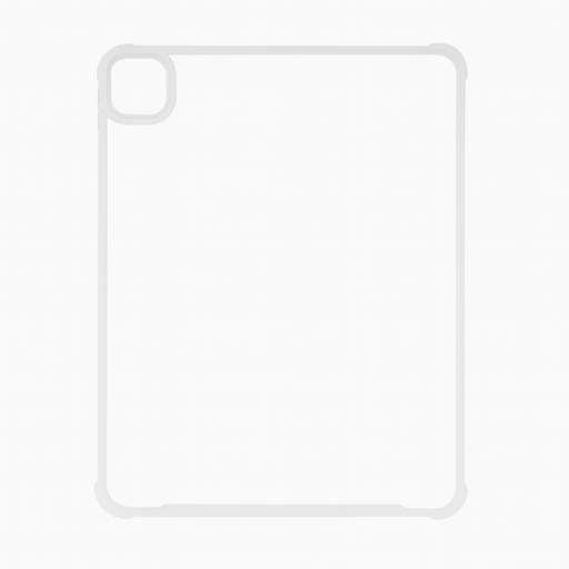 White rectangular frame on a white background
