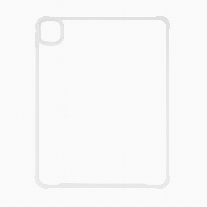White rectangular frame on a white background