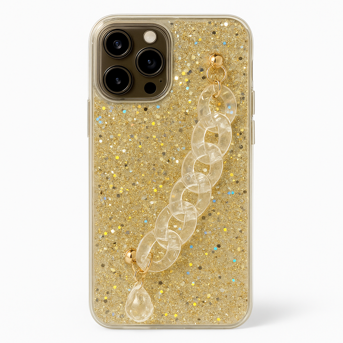 Glitter Chain Charm Case – iPhone 12 Pro Max