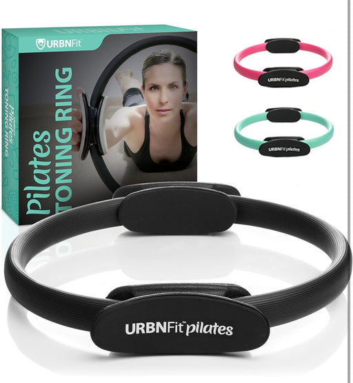 URBNFit Pilates toning ring with packaging and additional rings displayed.