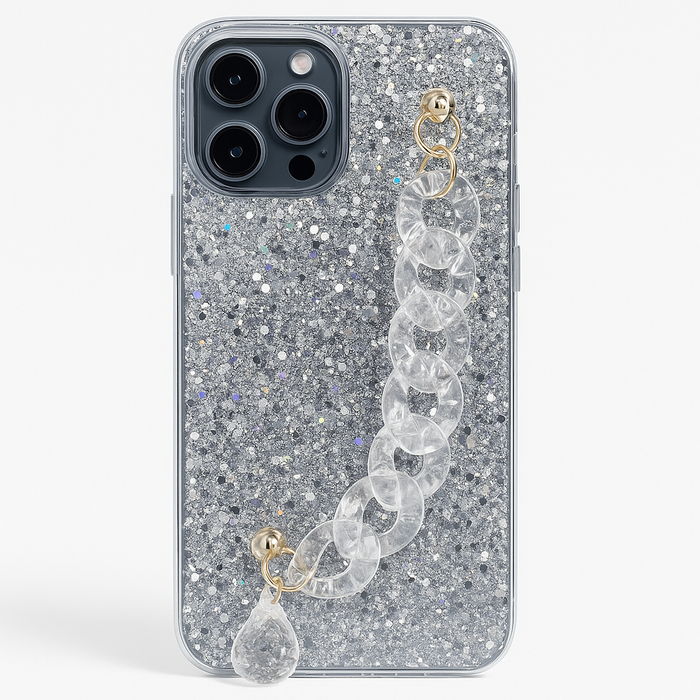 Glitter Chain Charm Case – iPhone 12 Pro Max