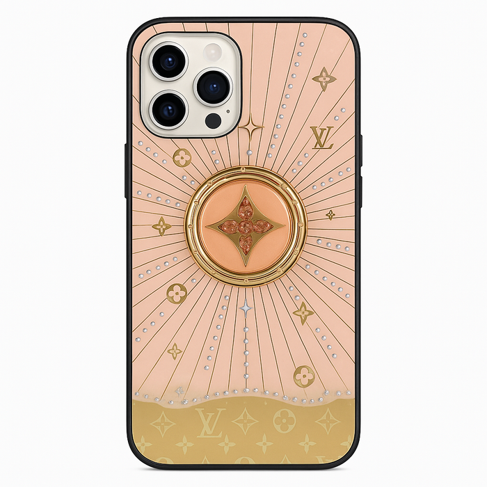 Luxury Gold Starburst Case – iPhone 12 / 12 Pro