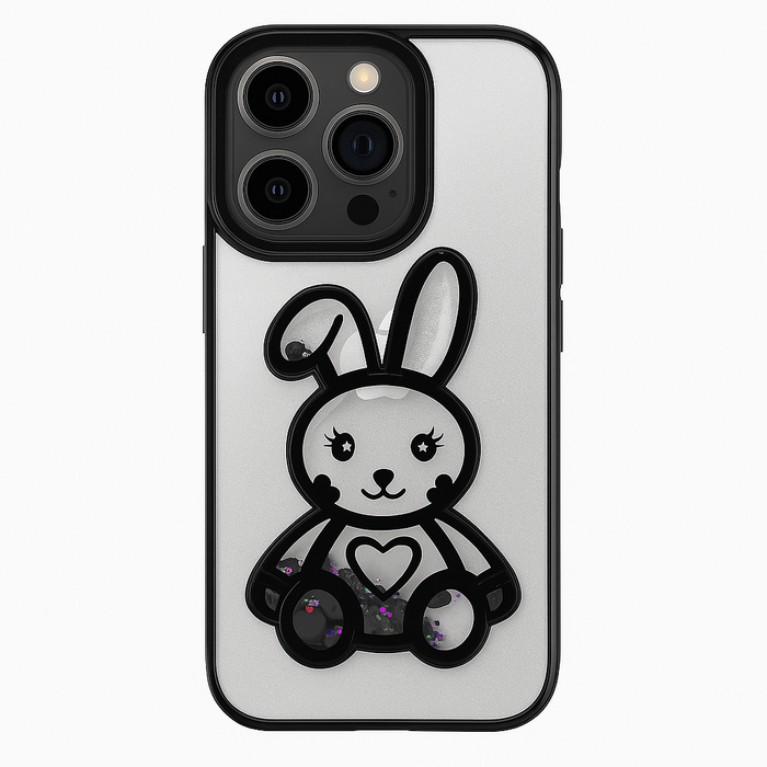 Liquid Bunny Glitter Case – iPhone 14 Pro