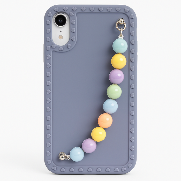 Beaded Chain Silicone Case – iPhone XR