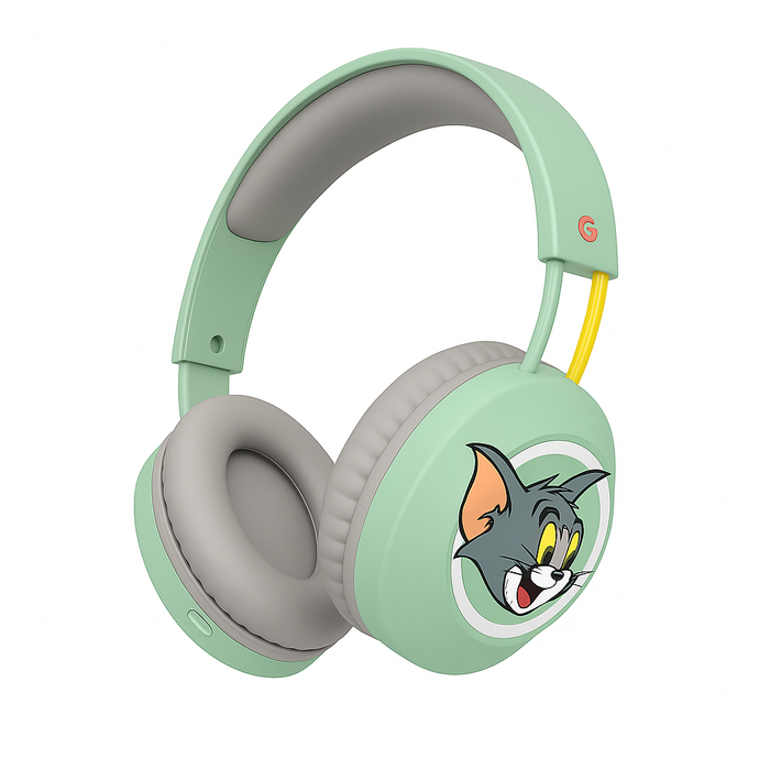 Tom & Jerry PG-706L Wireless RGB Headphones (Light-Up, Cartoon Edition)